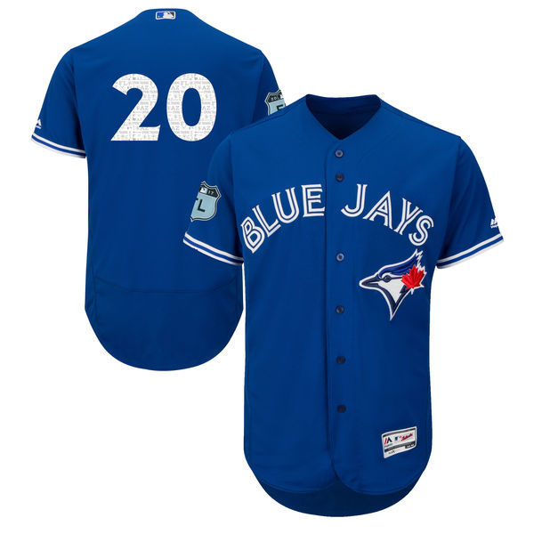2017 MLB Toronto Blue Jays #20 Donaldson Blue Jerseys->toronto blue jays->MLB Jersey